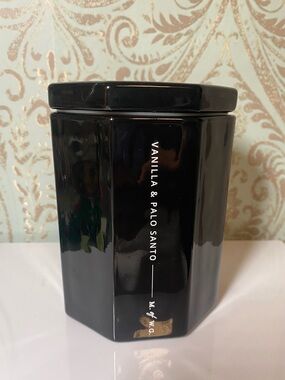 Vanilla & Palo Santo Scented Candle - New